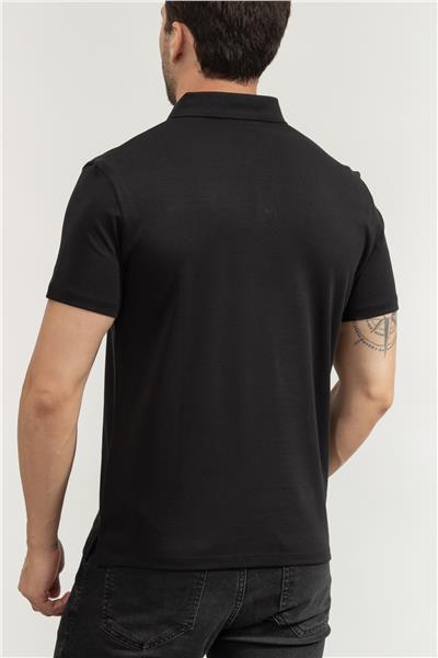 Calvin Klein Ss Supima Chest Emb Erkek Polo Yaka T-Shirt