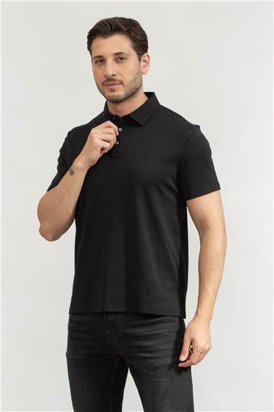 Calvin Klein Ss Supima Chest Emb Erkek Polo Yaka T-Shirt