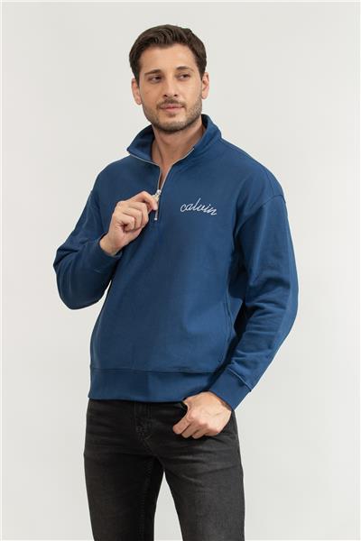 Calvin Klein Erkek Fermuarlı Sweatshirt