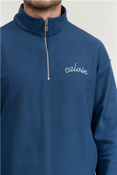 Calvin Klein Erkek Fermuarlı Sweatshirt