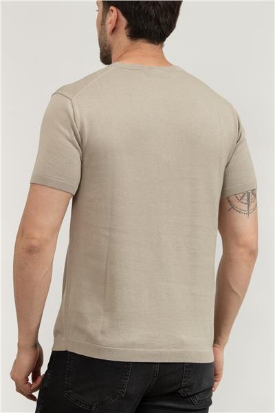 Calvin Klein Erkek Triko Bej