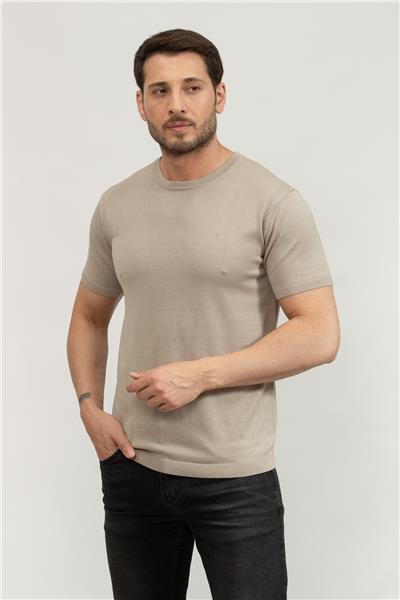 Calvin Klein Erkek Triko Bej