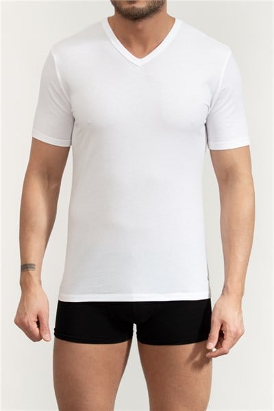 Calvin Klein Erkek V Yaka T-Shirt Çok Renkli