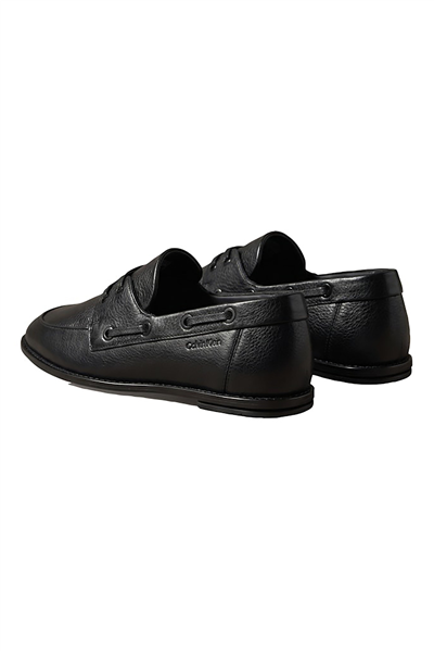 Calvin Klein Ess Boatshoe Lth Kadın Makosen Ayakkabı Siyah