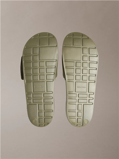 Calvin Klein Ess Slide Adj Monobr Erkek Terlik Bej