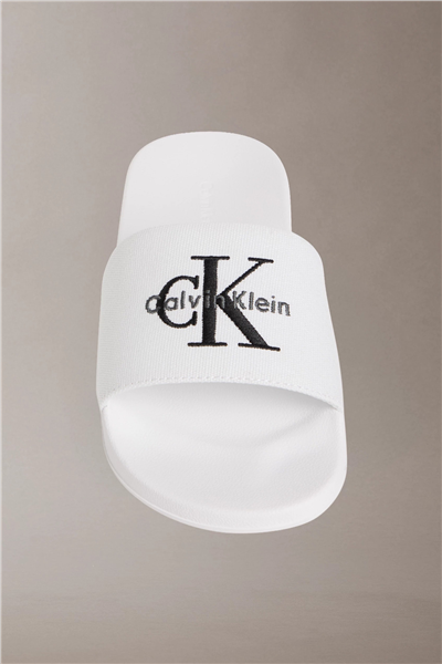 Calvin Klein Ess Slide Cv Wmn Kadın Terlik Beyaz