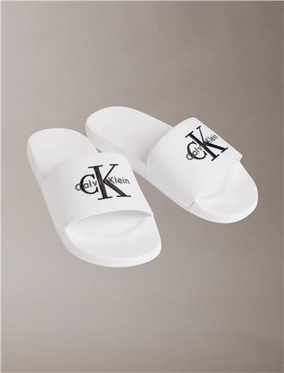 Calvin Klein Ess Slide Cv Wmn Kadın Terlik Beyaz