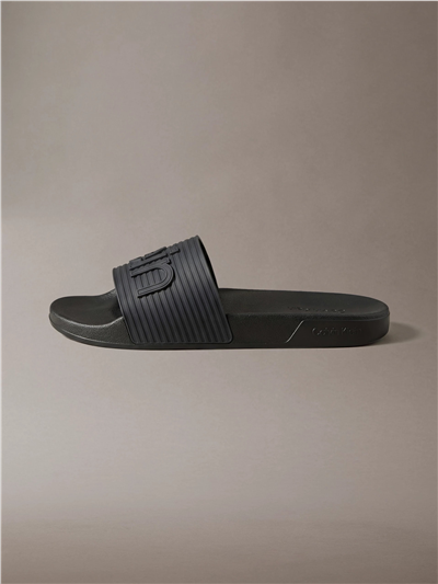 Calvin Klein Ess Slide Texture Erkek Terlik Siyah