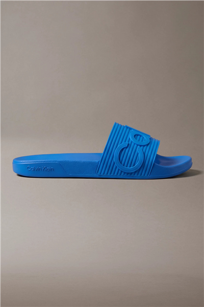 Calvin Klein Ess Slide Texture Erkek Terlik Mavi