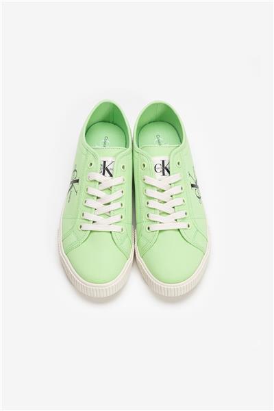 Calvin Klein Ess Vulc Mono W Kadın Sneaker Yeşil