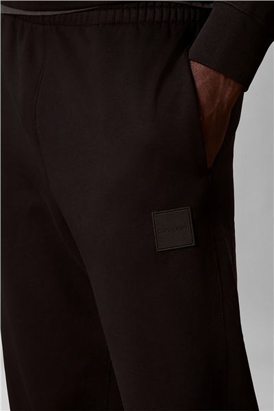 Calvin Klein Eu 350 Terry Spw Rubber Badge Jo Erkek Eşofman Altı Siyah