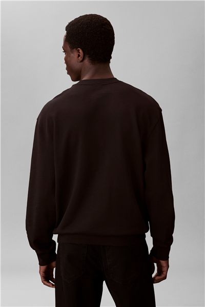 Calvin Klein Eu Sportswear Graphi Erkek Bisiklet Yaka Sweatshirt