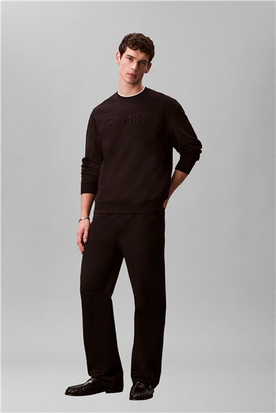 Calvin Klein Eu Sportswear Graphi Erkek Bisiklet Yaka Sweatshirt