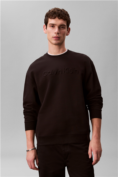 Calvin Klein Eu Sportswear Graphi Erkek Bisiklet Yaka Sweatshirt