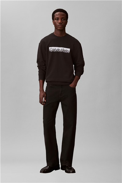 Calvin Klein Eu Sportswear Graphi Erkek Bisiklet Yaka Sweatshirt