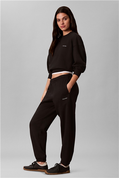 Calvin Klein Feminine Logo Kadın Eşofman Altı Siyah