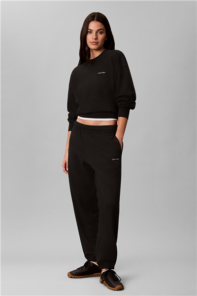 Calvin Klein Feminine Logo Kadın Eşofman Altı Siyah