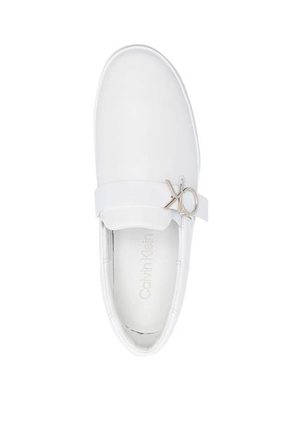 Calvin Klein Flatform Cup Slip On W/Hw Kadın Sneaker Beyaz
