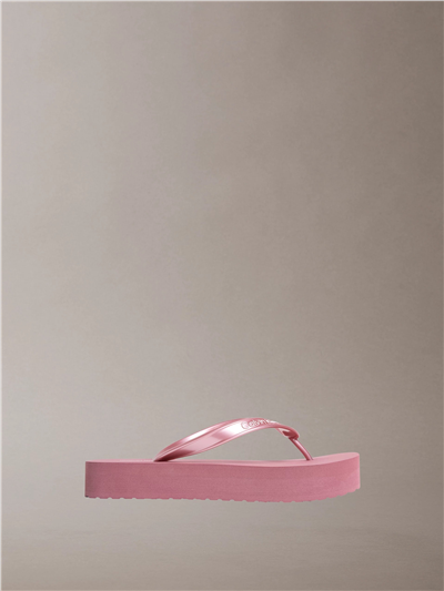 Calvin Klein Flatform Flip Flop M Kadın Terlik Mor