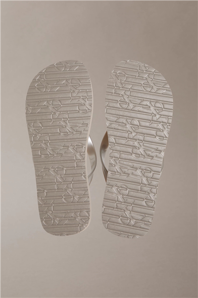 Calvin Klein Flatform Flip Flop M Kadın Terlik Gri