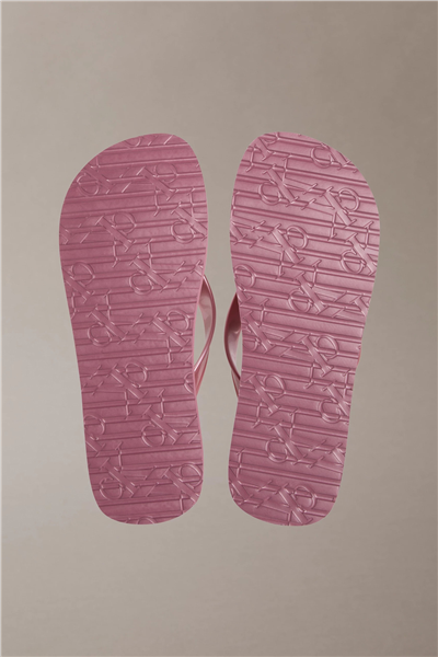 Calvin Klein Flatform Flip Flop M Kadın Terlik Mor