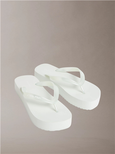 Calvin Klein Flatform Flip Flop M Kadın Terlik Yeşil