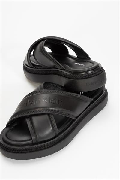 Calvin Klein Flatform Slide W/Esp Kadın Sandalet Siyah