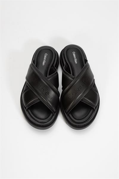 Calvin Klein Flatform Slide W/Esp Kadın Sandalet Siyah