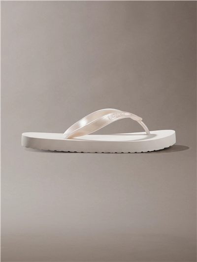 Calvin Klein Flip Flop Tpu Metall Kadın Terlik Gri