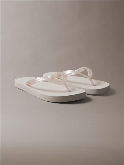 Calvin Klein Flip Flop Tpu Metall Kadın Terlik Gri