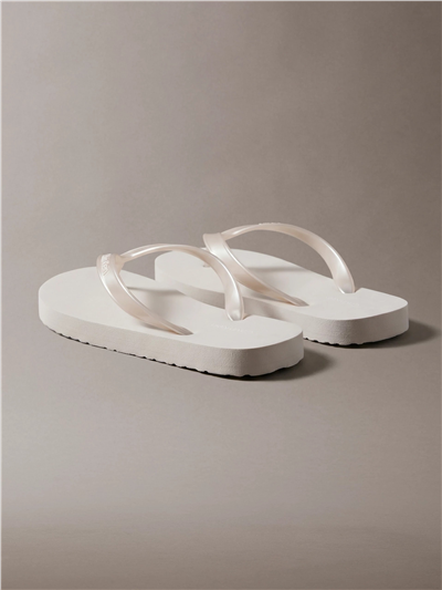 Calvin Klein Flip Flop Tpu Metall Kadın Terlik Gri