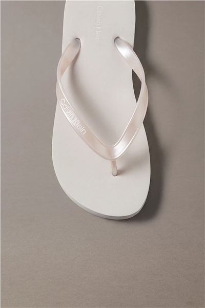 Calvin Klein Flip Flop Tpu Metall Kadın Terlik Gri