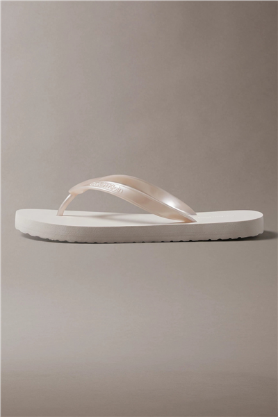 Calvin Klein Flip Flop Tpu Metall Kadın Terlik Gri