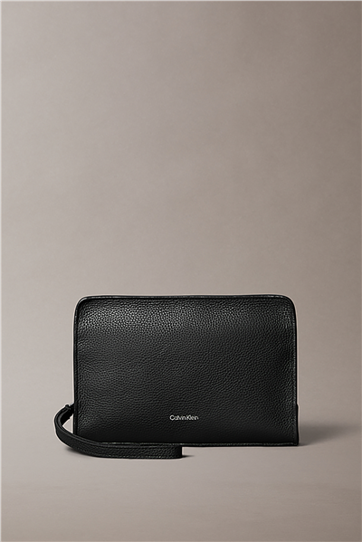 Calvin Klein Foil Emboss Pouch W/ Handle Erkek El Çantası