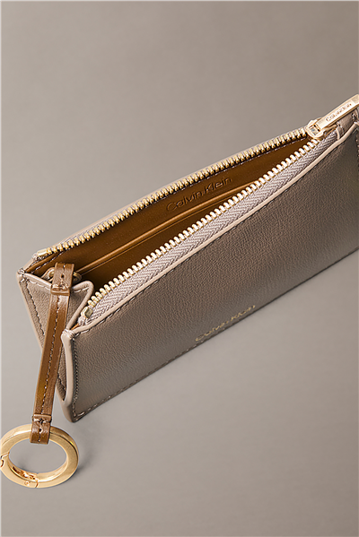 Calvin Klein Foil Logo Dbl Zip Ca Kadın Kartlık