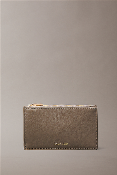 Calvin Klein Foil Logo Dbl Zip Ca Kadın Kartlık