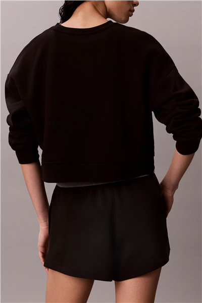 Calvin Klein French Terry Kadın Şort Siyah