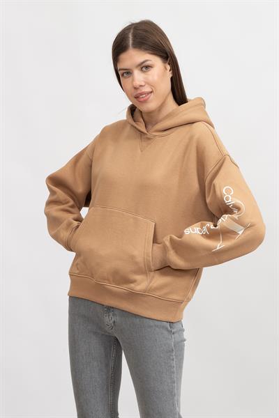 Calvin Klein Gradient Kadın Kapüşonlu Sweatshirt