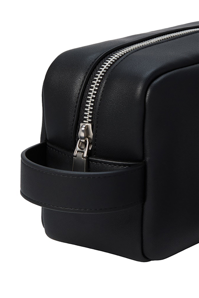 Calvin Klein Graphic Dopp Kit Erkek El Çantası Siyah