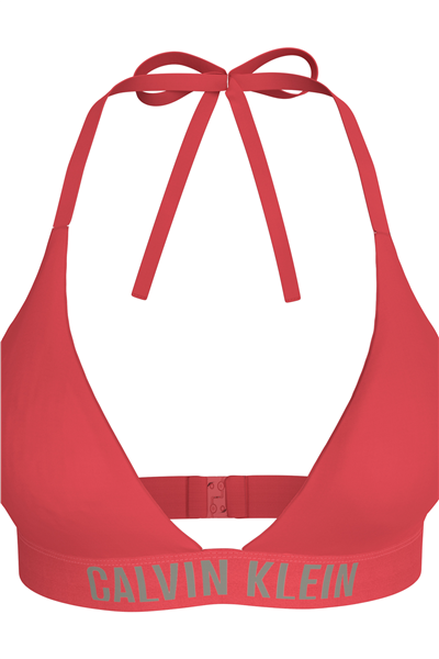 Calvin Klein Halter Triangle Kadın Bikini Üstü Pembe