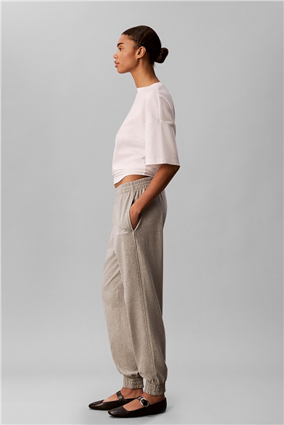 Calvin Klein Heavy Jersey Jogger- Graphic Kadın Pijama Altı Gri