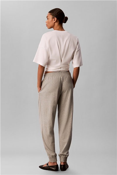 Calvin Klein Heavy Jersey Jogger- Graphic Kadın Pijama Altı Gri