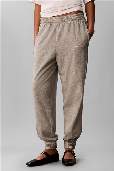 Calvin Klein Heavy Jersey Jogger- Graphic Kadın Pijama Altı Gri