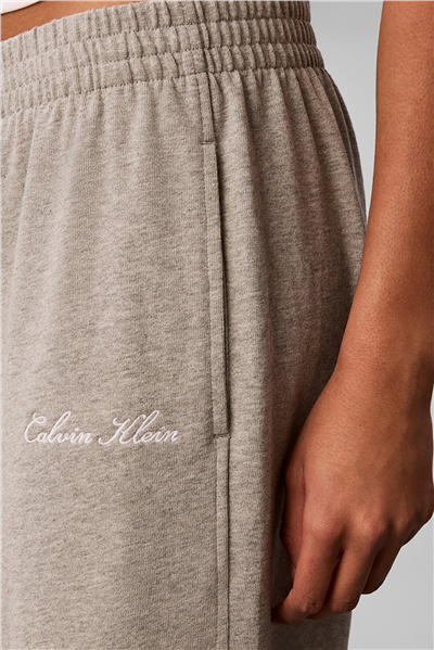 Calvin Klein Heavy Jersey Jogger- Graphic Kadın Pijama Altı Gri