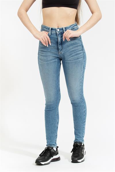 Calvin Klein High Rise Skinny Kadın Jean Pantolon Lacivert
