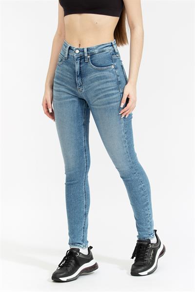 Calvin Klein High Rise Skinny Kadın Jean Pantolon Lacivert