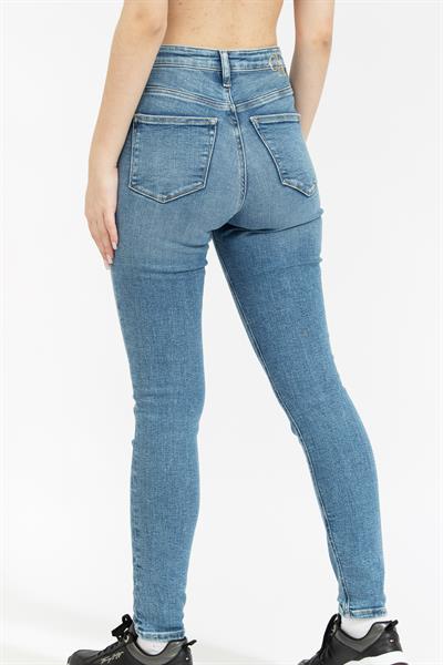 Calvin Klein High Rise Skinny Kadın Jean Pantolon Lacivert