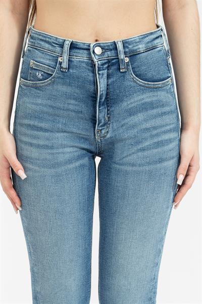 Calvin Klein High Rise Skinny Kadın Jean Pantolon Lacivert