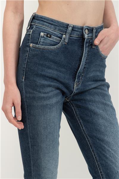 Calvin Klein High Rise Skinny Kadın Jean Pantolon Lacivert