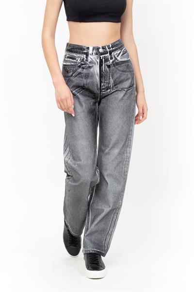 Calvin Klein High Rise Straight Kadın Jean Pantolon